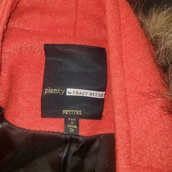 Anthropologie Plenty by Tracy Reece Montaigne coat with faux fur collar - Picture 5 of 16